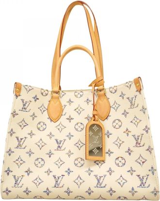 Louis Vuitton Ivory Multi-Color Tote Bag (Pre-Owned)