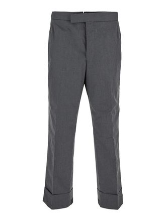 Thom Browne grey trousers with side pockets