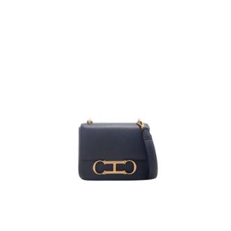 Carolina Herrera Cross Body Bags, female, Blue, Size: ONE SIZE Initials Insignia