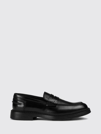 Doucal's Penny Loafers in Smooth Calfskin Leather with Rubber Sole