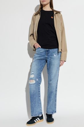 Carne Bollente Jeans With vintage Effect, Womens, Blue