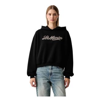 La Mania Luma Hoodie - Dames - Sweatshirts & Hoodies - Zwart - Maat: M Katoen