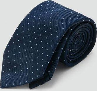 Mango Cravatta 100% seta stampa navy - Uomo - Taglia unica - MANGO MAN