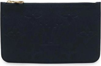 Louis Vuitton Pre-owned Canvas Clutch - Dames - Vintage Clutch - Blauw - ONE Size - Vintage