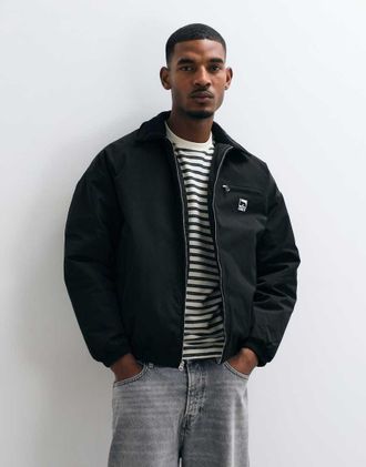 Obey Elysian - Giacca nera con zip-Nero