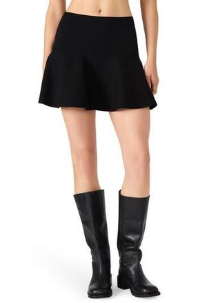 Steve Madden Rosina A-Line Miniskirt in Black at Nordstrom Rack, Size X-Large