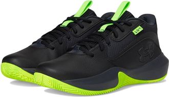 Under Armour Lockdown 7 Basketball Shoes Black/Anthracite/Metallic Black : Mens 11 - Womens 12.5 Medium, Synthetic