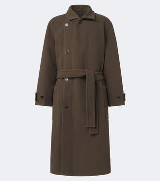 Christophe Lemaire Wool wrap coat