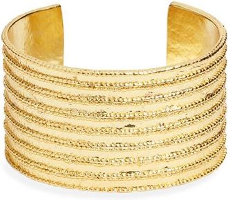 Karine Sultan Dorry Cuff Bracelet in Gold at Nordstrom