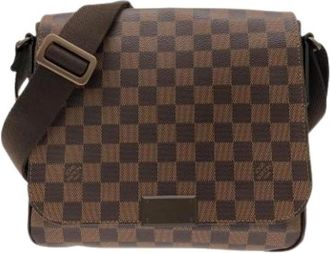 Louis Vuitton Pre-owned Cross Body Bags, female, Brown, Size: ONE SIZE Pre-owned District PM Shoulder Bag