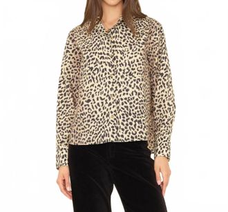 Xirena Monroe Button Down Shirt In Calico