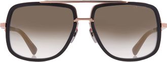 Dita Eyewear MACH-ONE Grey Gradient Gold Flash Navigator Mens Sunglasses DRX-2030-L 59