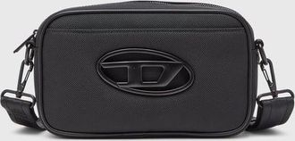 Diesel Holi-D - Crossbody in nylon with internal pocket - Crossbody Bags - Unisex - Black