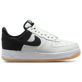 Nike Mens Air Force 1 07 LV8 - Basketball Shoes Summit White/Black/Metallic Silver Size 10.0