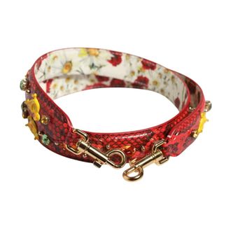 Dolce & Gabbana Verfraaide Schouderband voor Handtas - Dames - Accessoires - Veelkleurig - Maat: ONE Size Leer