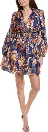 Adrianna Papell Long Sleeve Mini Dress