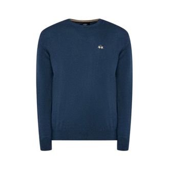 La Martina Maglione girocollo - - Knitwear - Uomo - Blu - XL