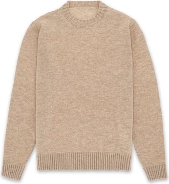 Fortela Merino Wool Crewneck Sweater in Ecru at Nordstrom, Size X-Large Eu