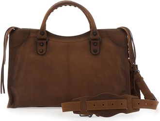 Balenciaga Le City Shoulder Bag - Brown