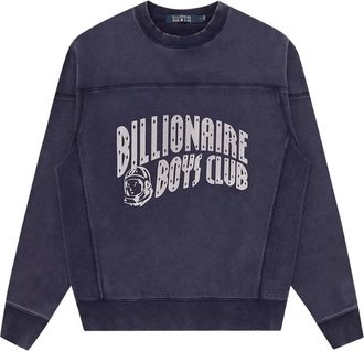 Billionaire Boys Club Felpa Washed Arch Logo - - Sweatshirts & Hoodies - Uomo - Blu - L