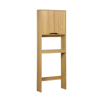 Sweeek Mueble de ba&ntilde;o/estanter&iacute;a vintage decorado en madera, efecto fresno
