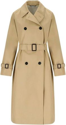 Max Mara Canasta Trenchcoat - Dames - Trenchcoats - Beige - S - Katoen - Jassen