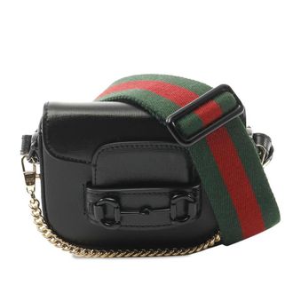 Gucci Pre-owned Gucci Mini Leather Horsebit 1955 Web Satchel Ladies XLQC75CA3IE4HO9H