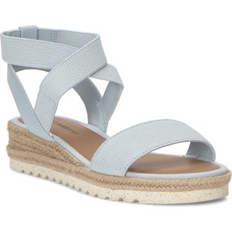 Lucky Brand Thimba Ankle Wrap Espadrille Sandal in Celestial Blue at Nordstrom, Size 9.5