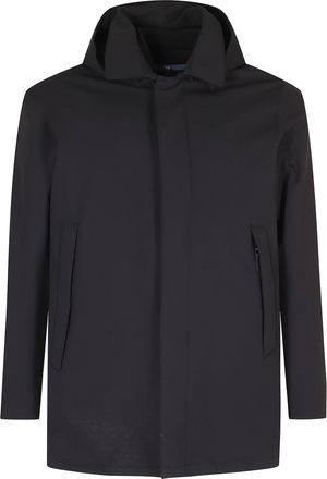 People of Shibuya Black Hachiko 3-in-1 Soft Shell Polyamide-Blend Parka