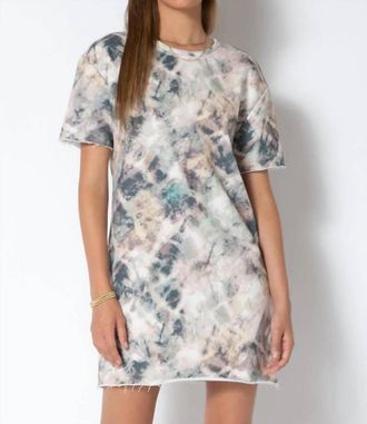 Tart Collections Ellena Dress In Fog Tie Dye