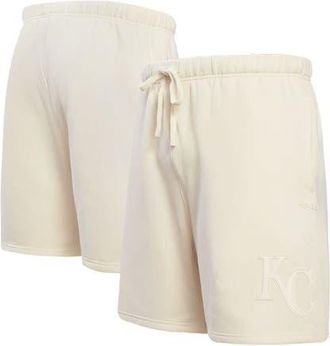 Pro Standard Mens Pro Standard Cream Kansas City Royals Neutral Fleece Shorts at Nordstrom, Size Medium