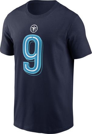 Nike Steve McNair Tennessee Titans Rivalries Collection Nike Mens NFL T-Shirt in Blue | N19941SW6T-N2S