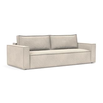 Innovation Newilla Schlafsofa, 110 x 246 cm, elfenbein (595 Corduroy)