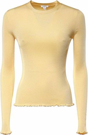 Alaia Ribbed Silk Knit Top