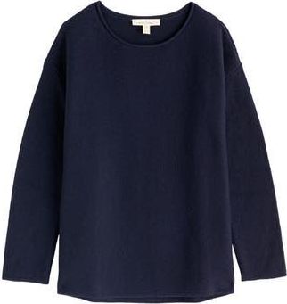 Seasalt Cornwall Fruity II Merino Wool Blend Sweater in Knit Melange Maritime at Nordstrom Rack, Size 10 Us / 14 Uk