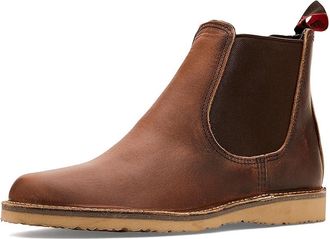 Red Wing Shoes Weekend Chelsea Mens Boots Copper Rough & Tough : 11.5 D (M), Leather
