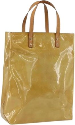 Louis Vuitton Pre-owned Tote Bags, female, Beige, Size: ONE SIZE Pre-owned Vintage Patent Leather Tote