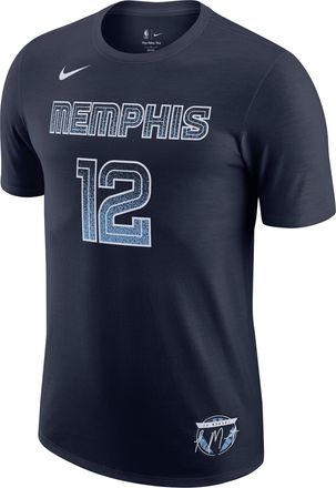 Nike Ja Morant Memphis Grizzlies Select Series Nike Mens NBA T-Shirt in Blue | HQ1319-419