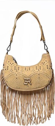 Ermanno Scervino Beige Polyester Leather Crossbody Bag