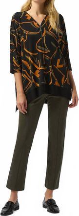 Joseph Ribkoff Slim Ankle-Length Trousers In Avocado