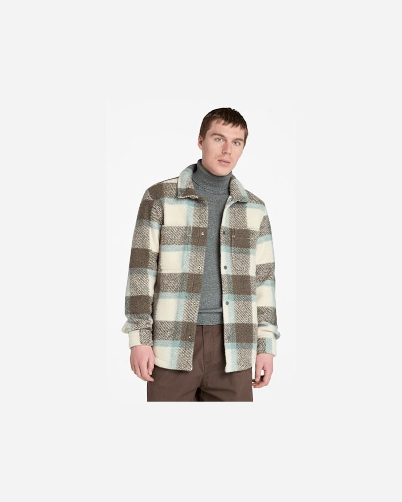 Timberland Hemdjacke aus Wollmischung für Herren in Weiß, Herren