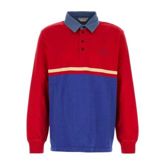 J.W.Anderson Denim-kraag kleurblok Polo - Heren - Tops - Veelkleurig - Maat: S Denim