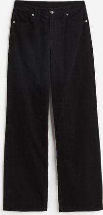 H&M Cordhose - Schwarz