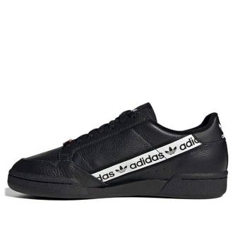 adidas Continental 80 Wordmark Side Stripe - Black White H68724