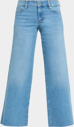 Frame Denim Low-Rise Le Slim Palazzo Jeans