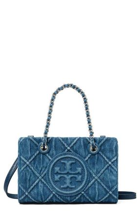 Tory Burch Mini Fleming Denim Tote at Nordstrom