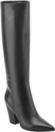 Marc Fisher Estella Pointed Toe Knee High Boot in Black at Nordstrom Rack, Size 6.5