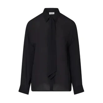 Liu Jo Camicia con fiocco - - Blouses & Shirts - Donna - Nero - S