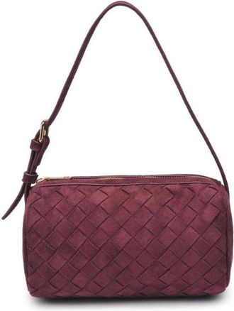 Urban Expression Womens Rose Shoulder Bag In Wine