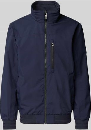 Tom Tailor Regular Fit Blouson mit wasserabweisender Funktion in Marine, Gr&ouml;&szlig;e M